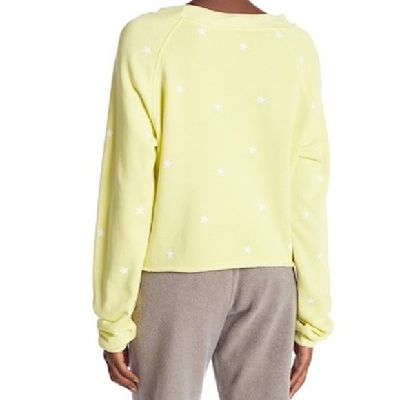 Wildfox Football Star Crop Pullover - Picture 2 of 6